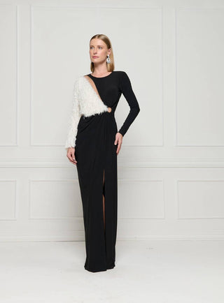 Vestido Longo Bicolor - P&b 281565PR03