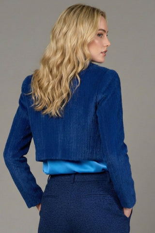 Casaco Cropped Francisca - Royal 279025RAZ05..