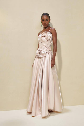 Vestido Glow Detalhe Organico - Vanila 281430BG09