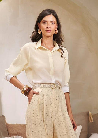 Camisa Degrade Yelow Bordada - Manteiga 211468BG20