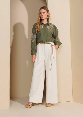 Camisa Sevilha Splendor - Verde Militar 211331VD03