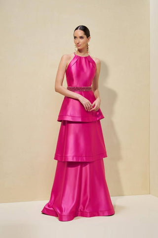 Vestido Camadas Longo - Pink 291408RS03.