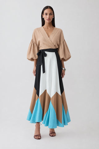 Kimono Elegante - Areia 211425BG02.