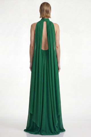 Vestido Frente Unica C/ Lenços Costas - 281536