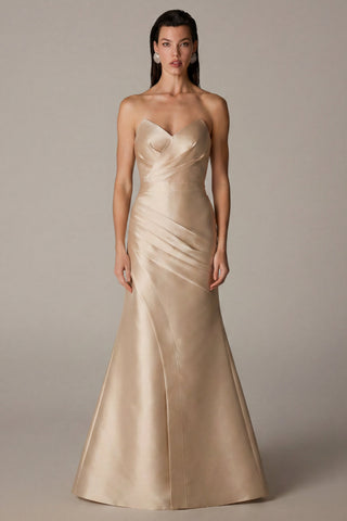 Vestido Com Recortes E Pregas - Ambar 2815985896