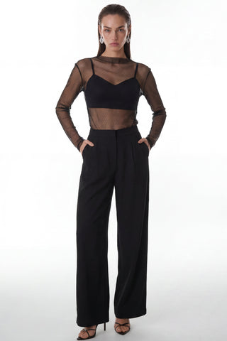 Blusa Renda Basica - Preto 411529PR01...