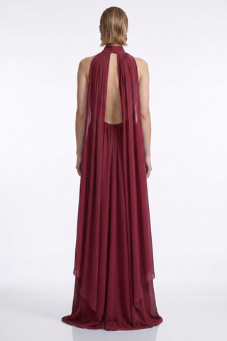 Vestido Frente Unica C/ Lenços Costas - 281536